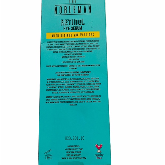 the nobleman retinol eye serum